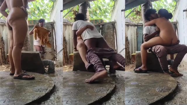 Desi Bhabhi And Lover Boy Fucking Open Bathroom Viral Video – Bhojpuri Sex Site